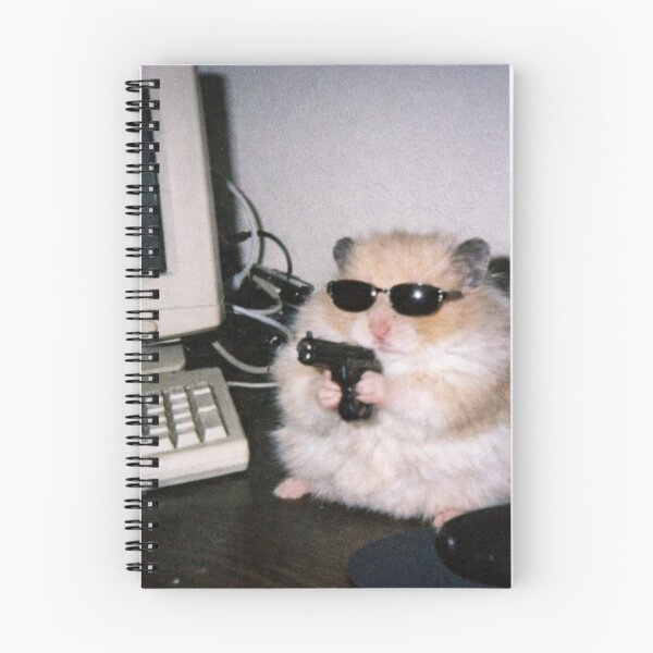 Item preview, Cool Gangster Hamster with Sunglasses Meme designed and sold by will freed18.