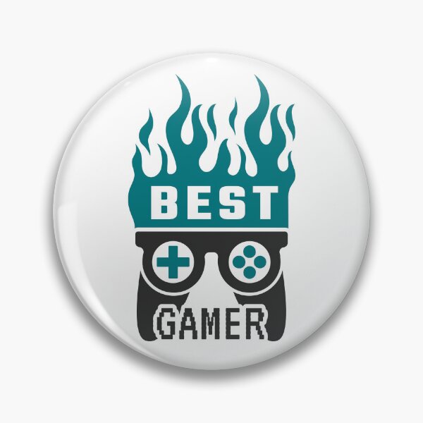 Item preview, Best Gamer Burning Controller - Funny Fire Video Game Level Up Art designed and sold by FuzionRaptor.