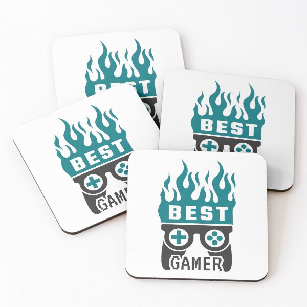 Item preview, Best Gamer Burning Controller - Funny Fire Video Game Level Up Art designed and sold by FuzionRaptor.