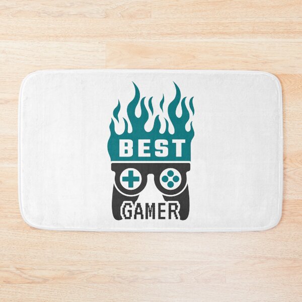Item preview, Best Gamer Burning Controller - Funny Fire Video Game Level Up Art designed and sold by FuzionRaptor.