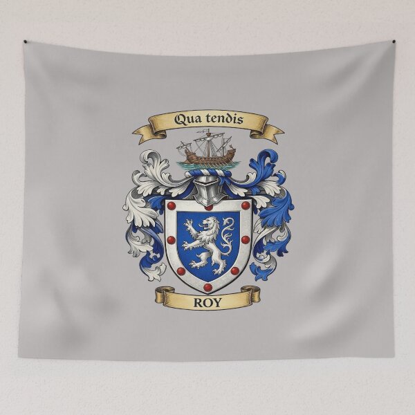 Item preview, The Roy Family Coat of Arms designed and sold by BagTown Clans.