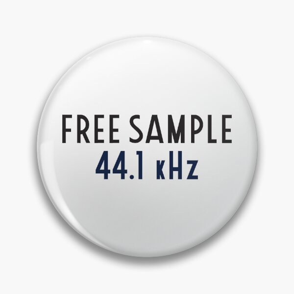 Item preview, Free Sample 44.1 kHz (black text) designed and sold by FUD-4-THOT.