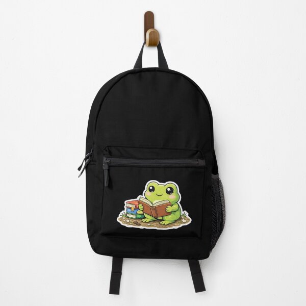 Item preview, Cute Reading Frog – Book Lover Frog Design – Funny Frog Reader designed and sold by VibeOffline Studio.