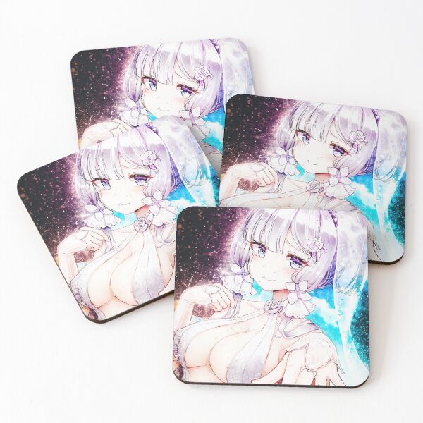Item preview, Illustrious Azur Lane Elegant Bridal Floral Starlight Blue Glow designed and sold by mildaclairmo.