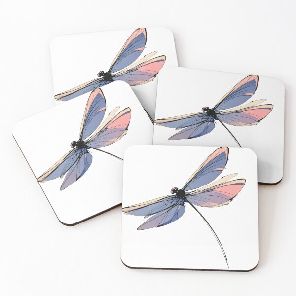 Item preview, Dragonfly in Soft Pastel Colors designed and sold by Doodle Dog Store.