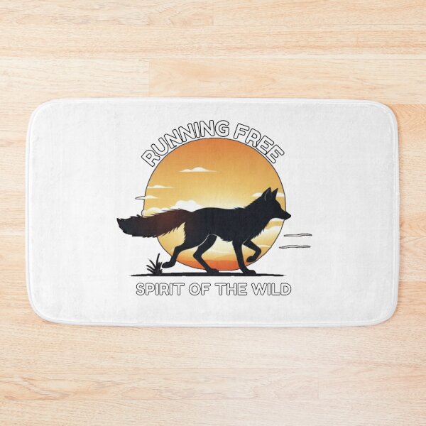 Item preview, Wolf Sunset Silhouette Wild Nature Animal Design designed and sold by LittleLoopArt.
