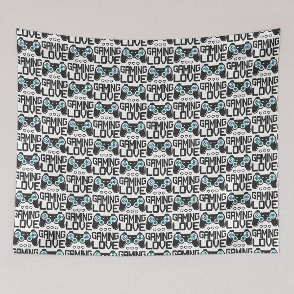 Item preview, Love Gaming Controller Funny Quote - Cute Video Game Couple Heart Art designed and sold by FuzionRaptor.