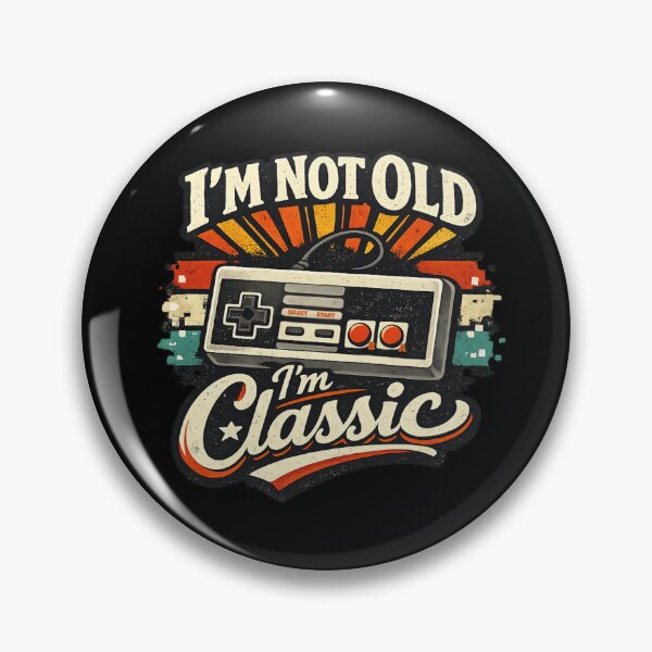 Item preview, I'm Not Old I'm Classic Retro Gamer Controller designed and sold by ModkMerch.