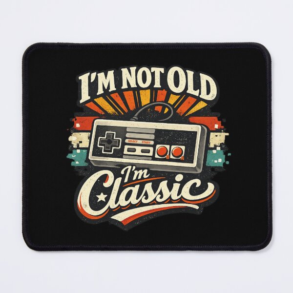 Item preview, I'm Not Old I'm Classic Retro Gamer Controller designed and sold by ModkMerch.