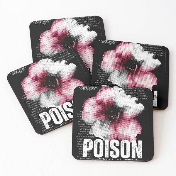 Item preview, Pretty but poisonous dark theme flower design  designed and sold by JolaDesignss.