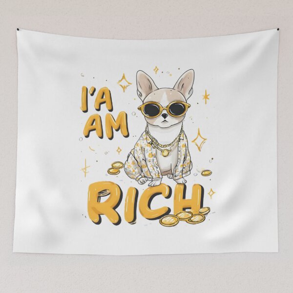 Item preview, Rich Dog Energy designed and sold by Retro Whimsy.