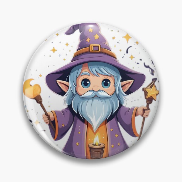 Item preview, Life Is Magic Cute Wizard – Whimsical Fantasy Mage Cartoon designed and sold by Ghost//Halo.