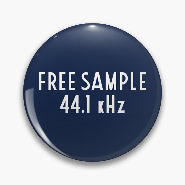Item preview, Free Sample 44.1 kHz (white text) designed and sold by FUD-4-THOT.