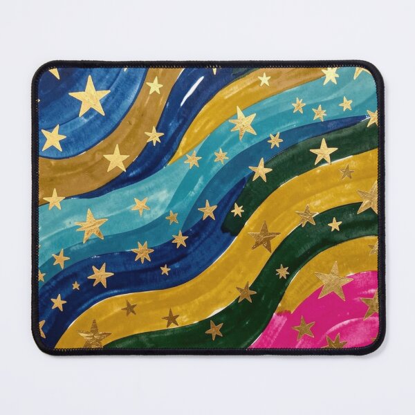 Item preview, Celestial Rainbow Stars Watercolor Pattern designed and sold by laterkatergator.