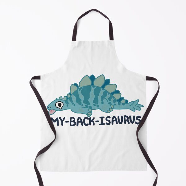 Item preview, My Back Isaurus – Funny Dinosaur Back Pain Pun Design designed and sold by aziza-doodles.