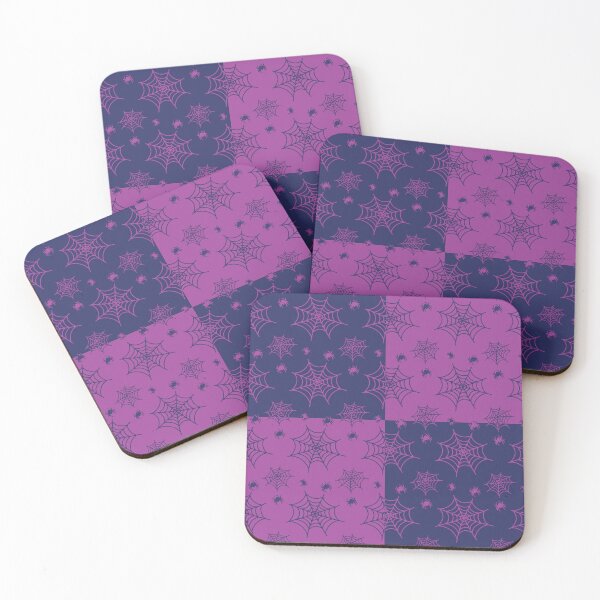 Item preview, Navy blue and purple interchange web pattern designed and sold by serenebookworm.