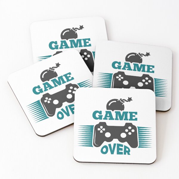 Item preview, Game Over Controller Funny Gaming Quote - Retro Video Game Defeat Art designed and sold by FuzionRaptor.