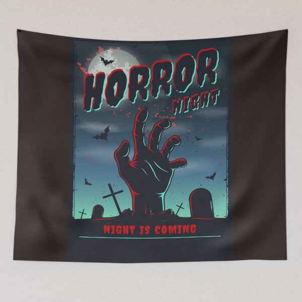 Item preview, Horror Night - Zombie Graveyard Hand 'Night is Coming designed and sold by Hipatye26.
