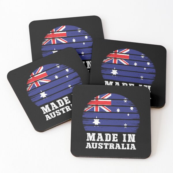 Item preview, Made in Australia Vintage Retro Sunset Flag designed and sold by Dmetalx Art Apparel.