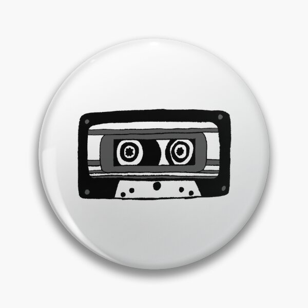 Item preview, Classic Retro Vintage Cassette Tape Illustration designed and sold by Dodie the Llama Designs.