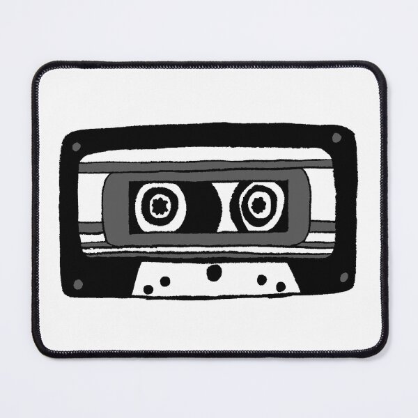 Item preview, Classic Retro Vintage Cassette Tape Illustration designed and sold by Dodie the Llama Designs.