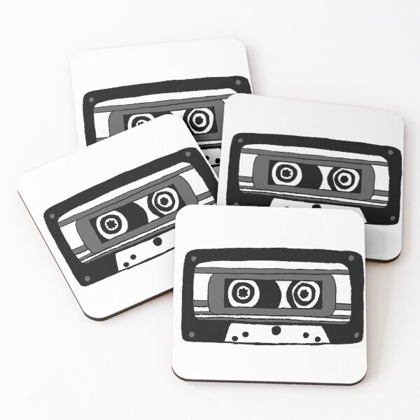 Item preview, Classic Retro Vintage Cassette Tape Illustration designed and sold by Dodie the Llama Designs.
