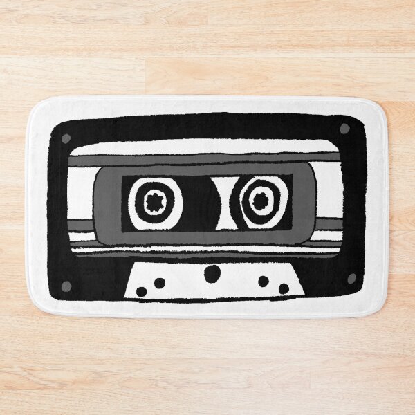 Item preview, Classic Retro Vintage Cassette Tape Illustration designed and sold by Dodie the Llama Designs.