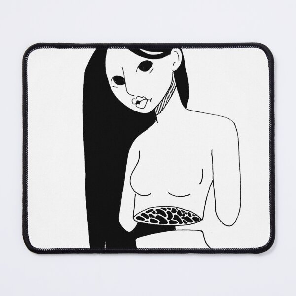 Item preview, Line drawing of a woman designed and sold by Monstarmups.