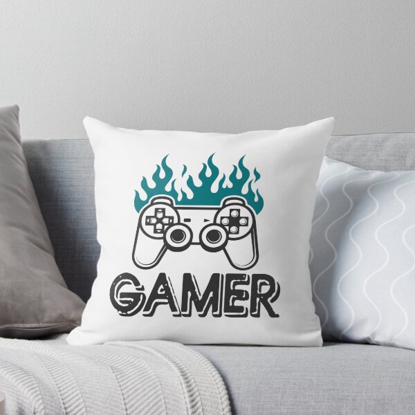 Item preview, Gamer Burning Controller Funny Quote - Intense Video Game Fire Art designed and sold by FuzionRaptor.