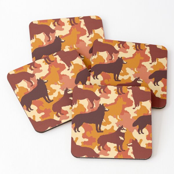 Item preview, Bold Wild Dog Camo Print  - Retirement Gifts For Men designed and sold by RoyalStarsPatts.