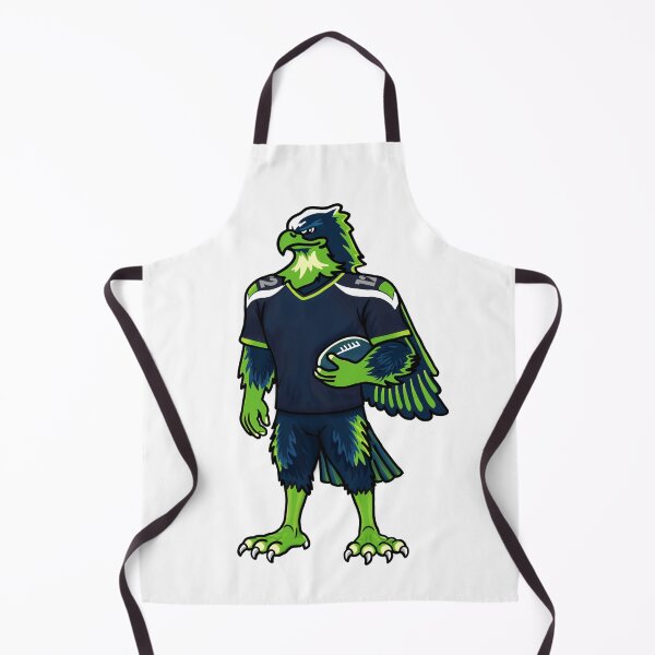 Item preview, Emerald City Champion Hawk – Seattle Football Victory Mascot designed and sold by snagydoodleart.