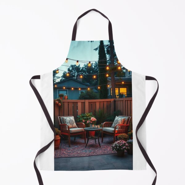 Item preview, Cozy Evening Patio with String Lights designed and sold by Vida e Arte.