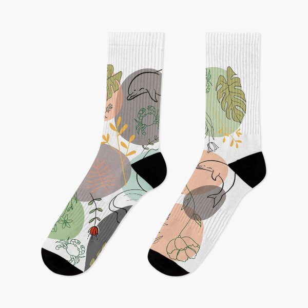 Item preview, Organic mural of plants and dolphins designed and sold by Karitza Daniela.