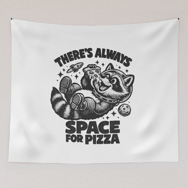 Item preview, There’s always space for pizza designed and sold by LuveraxArt.