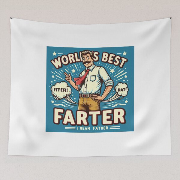 Item preview, World's Best Farter I Mean Father Funny Dad Humor Design designed and sold by Moriarty's Digital Visions.