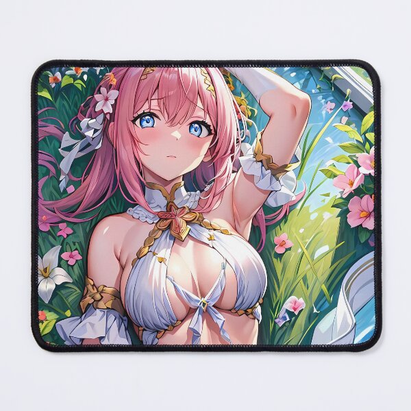 Item preview, Yui Princess Connect Anime Girl Fantasy Blooming Garden Scene designed and sold by mildaclairmo.