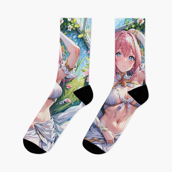 Item preview, Yui Princess Connect Anime Girl Fantasy Blooming Garden Scene designed and sold by mildaclairmo.