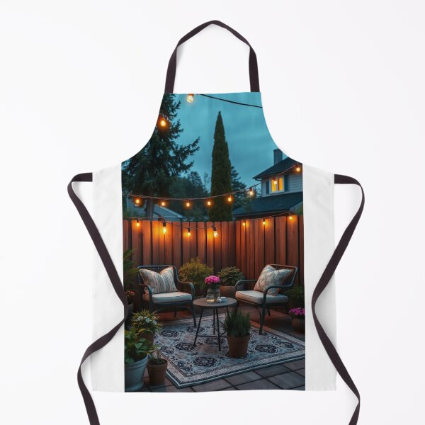 Item preview, Cozy Outdoor Patio with String Lights designed and sold by Vida e Arte.