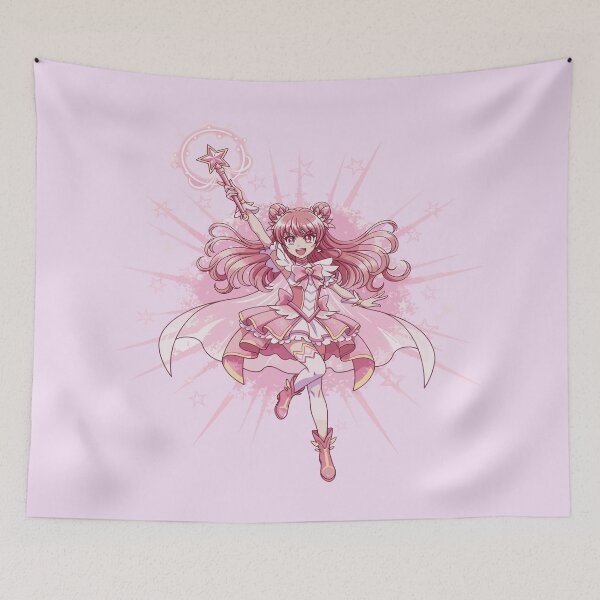 Item preview, Title: Magical Girl Anime Transformation Starry Wand Pink Aesthetic designed and sold by AmazingEG.