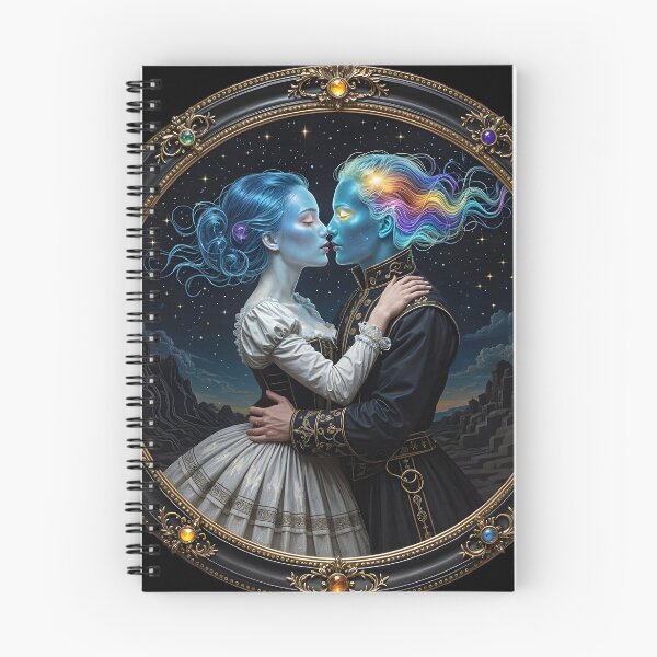 Item preview, The Metaphysics of Love: A Portrait in the Style of Celestial Surrealism designed and sold by KunstGeist.