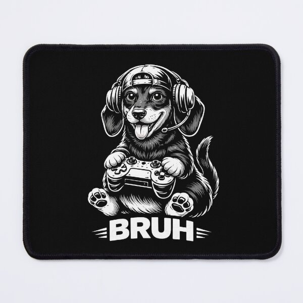 Item preview, Funny Gamer Dachshund Gaming Meme designed and sold by Kladhadredo.