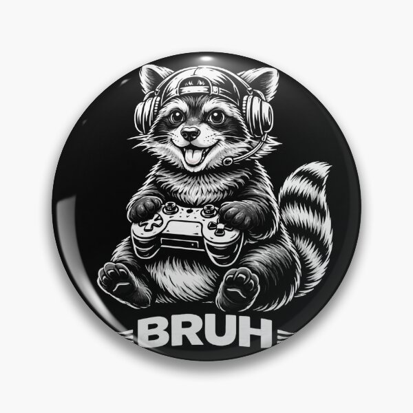 Artikelvorschau, Lustiges Gamer-Waschbär-Gaming-Meme entworfen und verkauft von Kladhadredo.