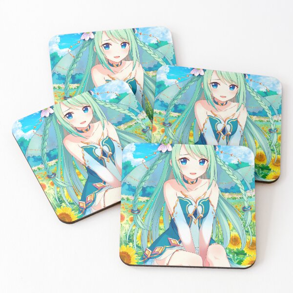 Item preview, Chika Sunflower Field Princess Connect Game Anime Girl designed and sold by mildaclairmo.