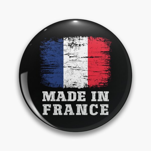 Item preview, Made in France Distressed Vintage Flag designed and sold by Dmetalx Art Apparel.