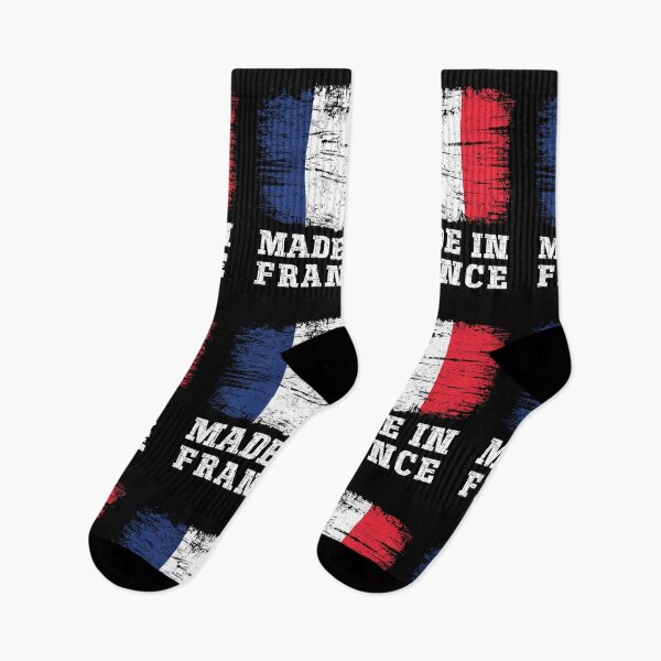 Item preview, Made in France Distressed Vintage Flag designed and sold by Dmetalx Art Apparel.