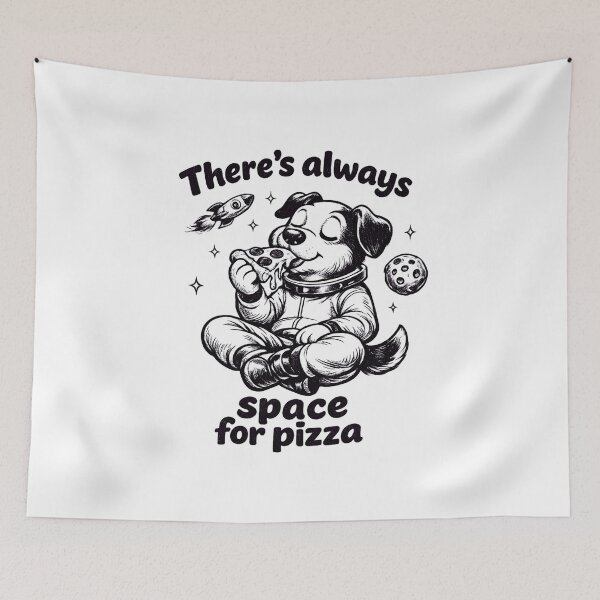 Item preview, There’s always space for pizza designed and sold by LuveraxArt.