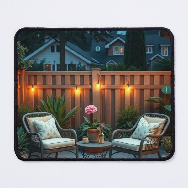Item preview, Charming Garden Patio with Ambient Lighting designed and sold by Vida e Arte.
