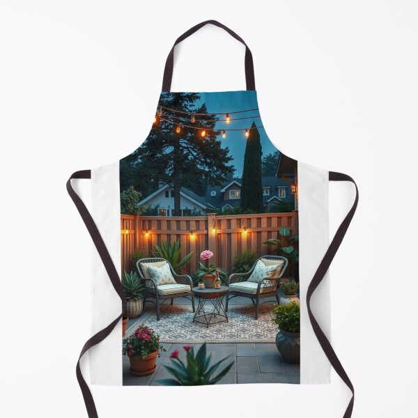 Item preview, Charming Garden Patio with Ambient Lighting designed and sold by Jade Ado.