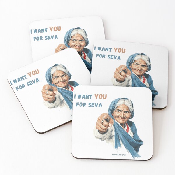 Item preview, Seva Recruitment: Elderly Woman designed and sold by Khalsawear.