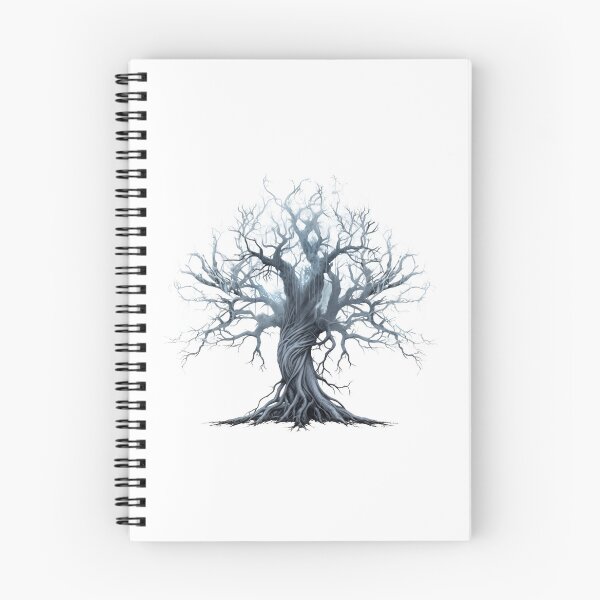Item preview, Black Tree Dreamy Halloween - Gothic Spooky Forest Silhouette Art designed and sold by FuzionRaptor.